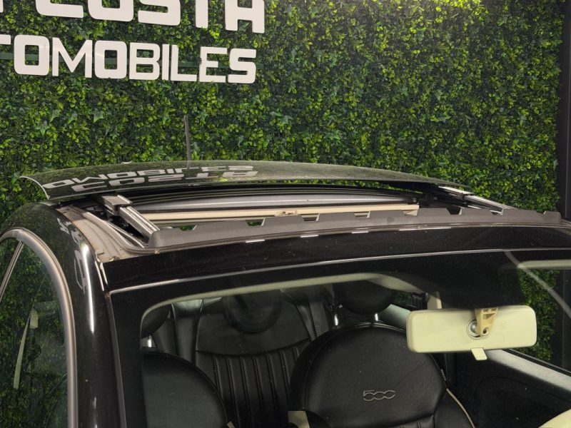 FIAT 500 II PHASE 2 LOUNGE 0.9 85 Cv - INTERIEUR CUIR TOIT PANO CritAir1 - GARANTIE 1 AN