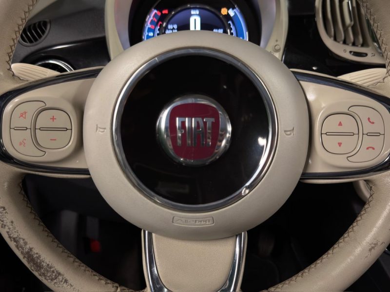 FIAT 500 II PHASE 2 LOUNGE 0.9 85 Cv - INTERIEUR CUIR TOIT PANO CritAir1 - GARANTIE 1 AN