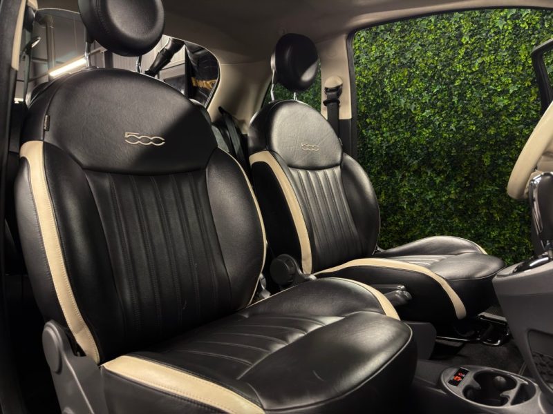 FIAT 500 II PHASE 2 LOUNGE 0.9 85 Cv - INTERIEUR CUIR TOIT PANO CritAir1 - GARANTIE 1 AN