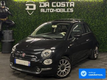 FIAT 500 II PHASE 2 LOUNGE 0.9 85 Cv - INTERIEUR CUIR TOIT PANO CritAir1 - GARANTIE 1 AN