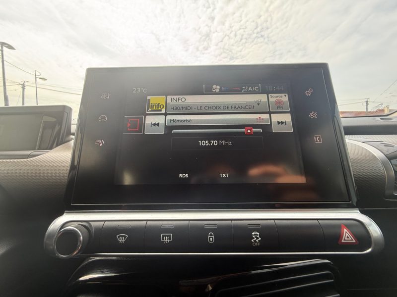 CITROEN C4 CACTUS ETG BOITE AUTOMATIQUE 1.2 VTI - 12V 82CV 2015