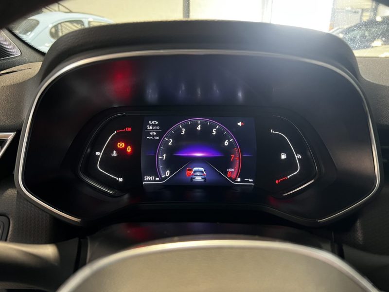 RENAULT CLIO V  1.0 TCE  - 100 cv  - 2020 - Carplay - Boite manuelle - 59000 Km - Excellent état 
