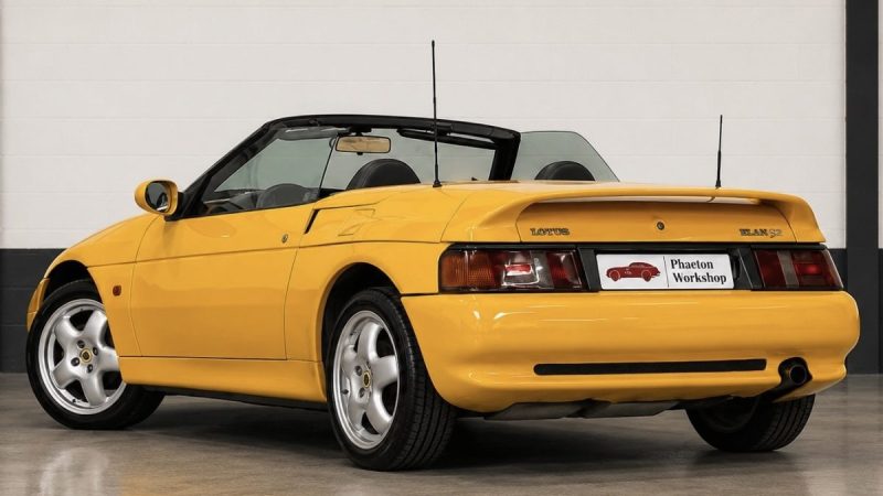 LOTUS ELAN S2 TURBO – 1996 – 76 900 KM – HISTORIQUE & GROS ENTRETIEN