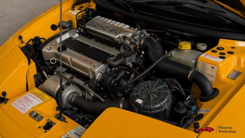 LOTUS ELAN S2 TURBO – 1996 – 76 900 KM – HISTORIQUE & GROS ENTRETIEN