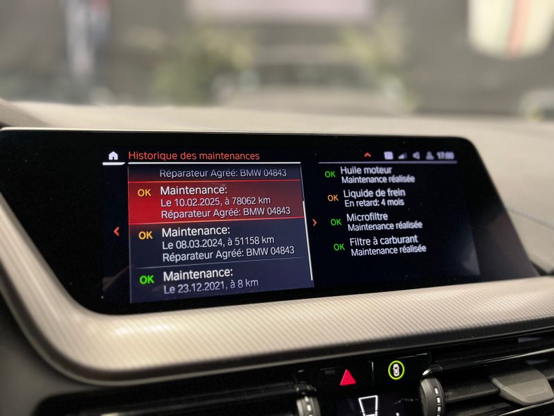 BMW SÉRIE 1 18d PACK M 2.0 150ch ( 1ERE MAIN, CAMÉRA DE RECUL, CARPLAY, LED D’AMBIANCE) ⭐️⭐️⭐️⭐️⭐️