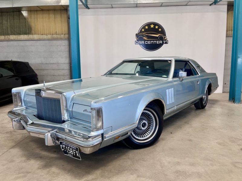 LINCOLN  Continental Mark V Diamond Blue Jubilée Edition 7.5 V8 210CH BVA de 1978