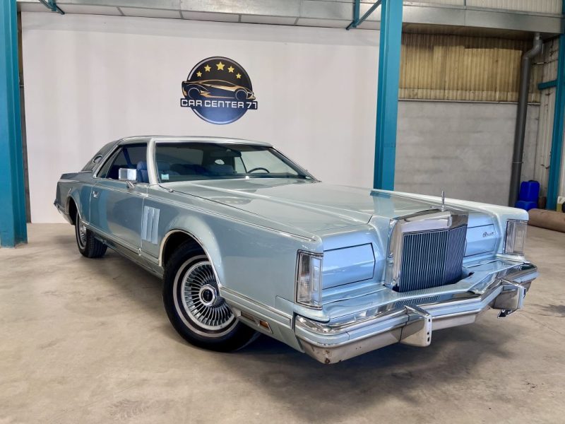 LINCOLN  Continental Mark V Diamond Blue Jubilée Edition 7.5 V8 210CH BVA de 1978