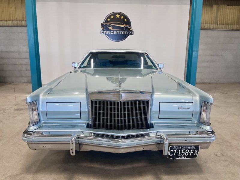 LINCOLN  Continental Mark V Diamond Blue Jubilée Edition 7.5 V8 210CH BVA de 1978