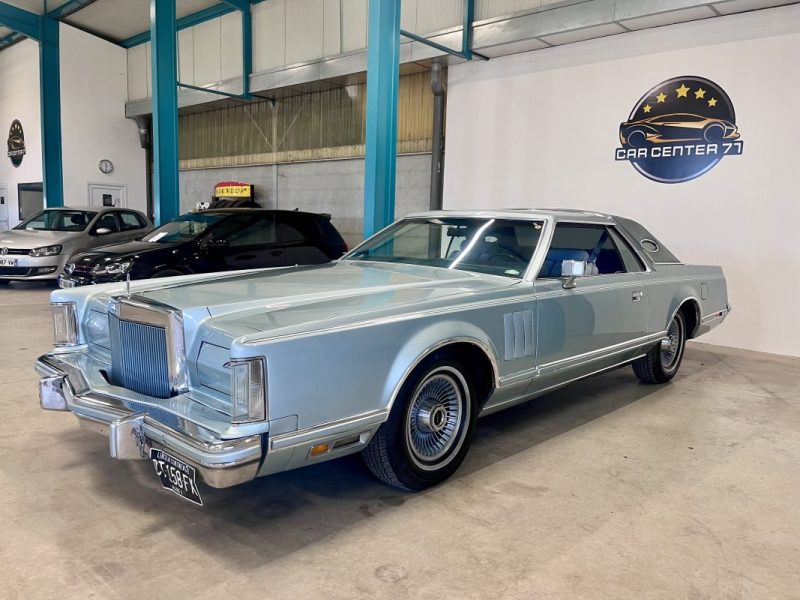 LINCOLN  Continental Mark V Diamond Blue Jubilée Edition 7.5 V8 210CH BVA de 1978