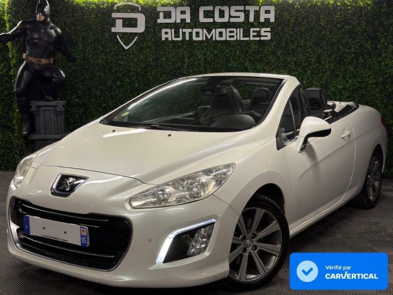 PEUGEOT 308 CC PHASE 2 CABRIOLET FELINE 2.0 HDI 163 Cv BOITE AUTO INTERIEUR CUIR GPS - GARANTIE 1 AN