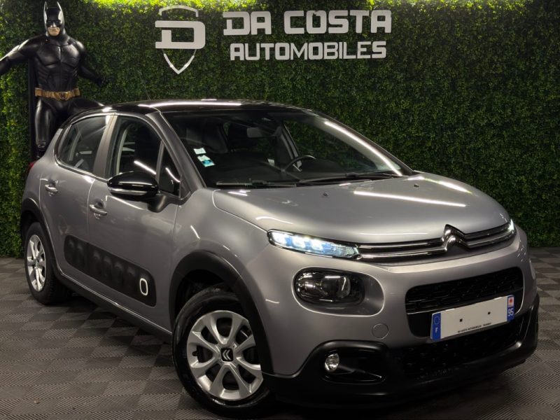 CITROEN C3 III FEEL 1.0 68 Cv 49 300 Km ECRAN TACTILE APPLE CARPLAY & ANDROID CRIT AIR 1 Garantie1an