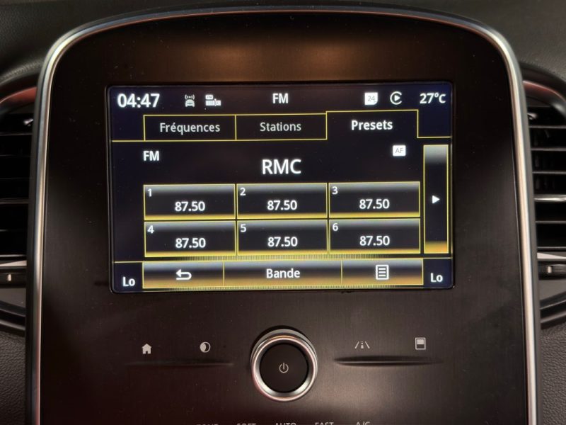 RENAULT SCENIC 4 IV BUSINESS 1.5 DCI 110 Cv 5 PLACES / ECRAN TACTILE GPS BVM6 - GARANTIE 1 AN