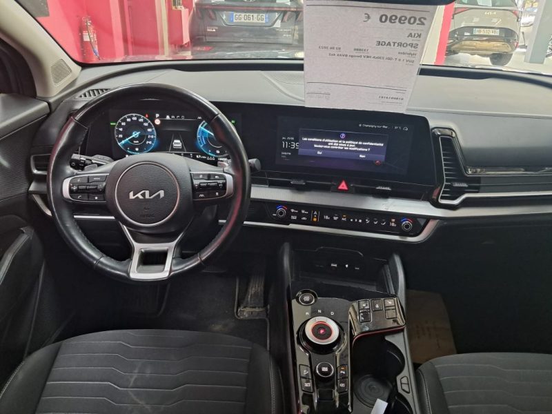 KIA SPORTAGE 1.6 HYBRIDE ESSENCE HEV 230cv DESIGN/1 ERE MAIN/TVA RECUPERABLE