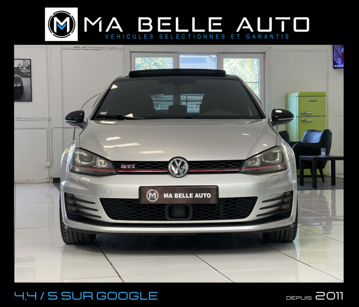 VOLKSWAGEN GOLF VII GTI PERFORMANCE 2.0 TSI 230 BVM / Toit ouvrant • DCC • ACC • 245 euros mensuel