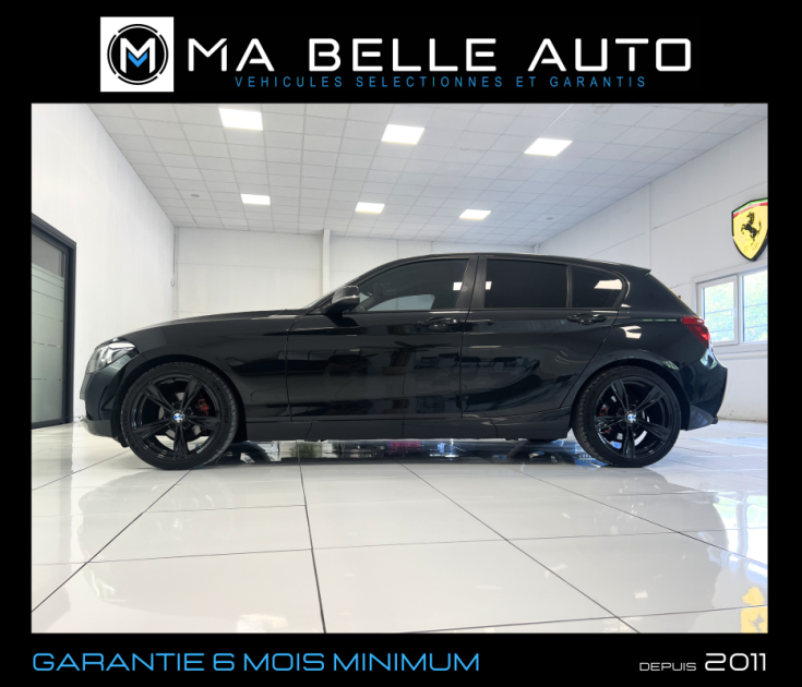 BMW SERIE 1 116D 2.0d 115 Full Black / JA18 / nouvelle chaine renforcéee / 130 € mensuel