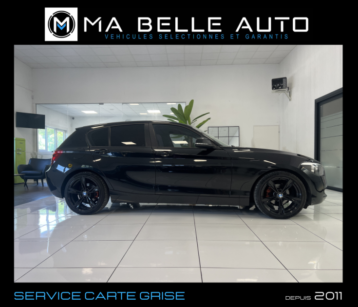 BMW SERIE 1 116D 2.0d 115 Full Black / JA18 / nouvelle chaine renforcéee / 130 € mensuel