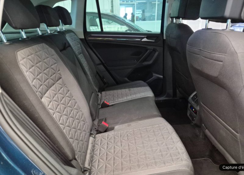 VOLKSWAGEN TIGUAN II 1.5 TSI 150 EVO CONFORTLINE  DSG 11/2021 PRIX HT : 18325 € PRIX TTC : 21990 €
