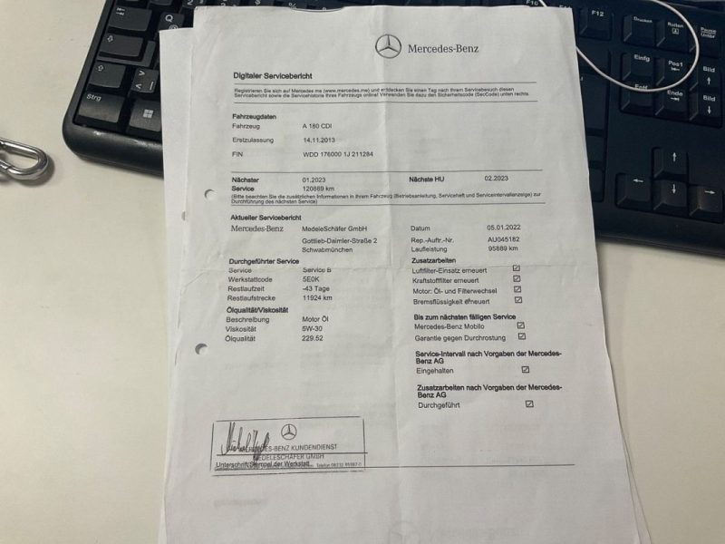 MERCEDES - BENZ CLASSE A AMG 180 CDI 110 CV 2013