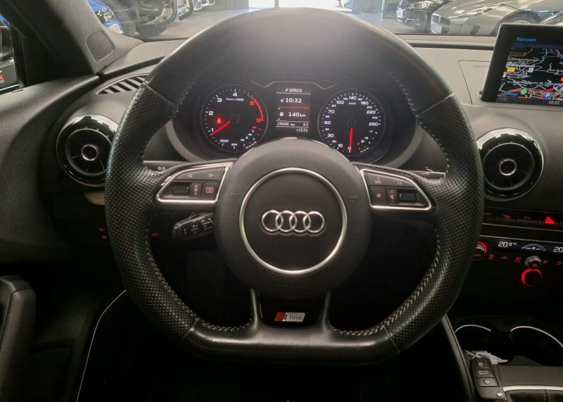 AUDI A3 III BERLINE 2.0 TDI 184 S LINE***UNIQUE***PANO*SIEGES RS*B&O*ACC*CAMERA*LED* 2016