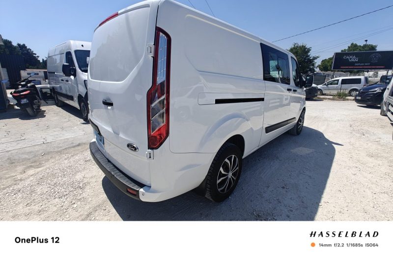 FORD CUSTOM 2.0 ECOBLEU 130CV CABINE APROFONDIE 6 PLACES CUSTOM V362 CAMIONNETTE 2.0 TDCI 2019