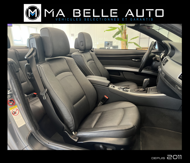 BMW Série 3 Cabriolet E93 • 320d 177 ch • BVA / carnet complet / 158 euros mensuel