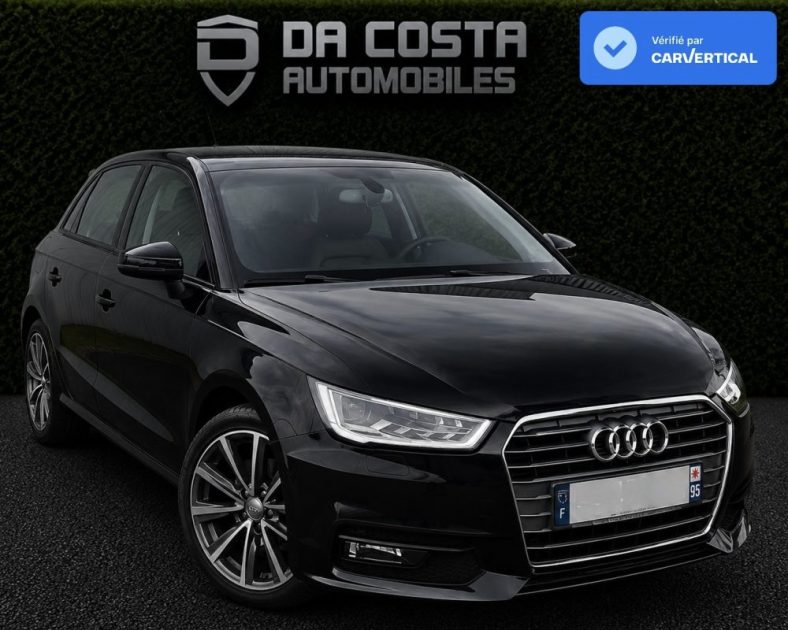 AUDI A1 PHASE 2 SPORTBACK S-LINE 1.6 TDI 116 Cv 5 PORTES / BOITE AUTO INTERIEUR CUIR - GARANTIE 1 AN