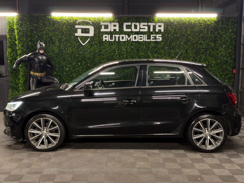 AUDI A1 PHASE 2 SPORTBACK S-LINE 1.6 TDI 116 Cv 5 PORTES / BOITE AUTO INTERIEUR CUIR - GARANTIE 1 AN