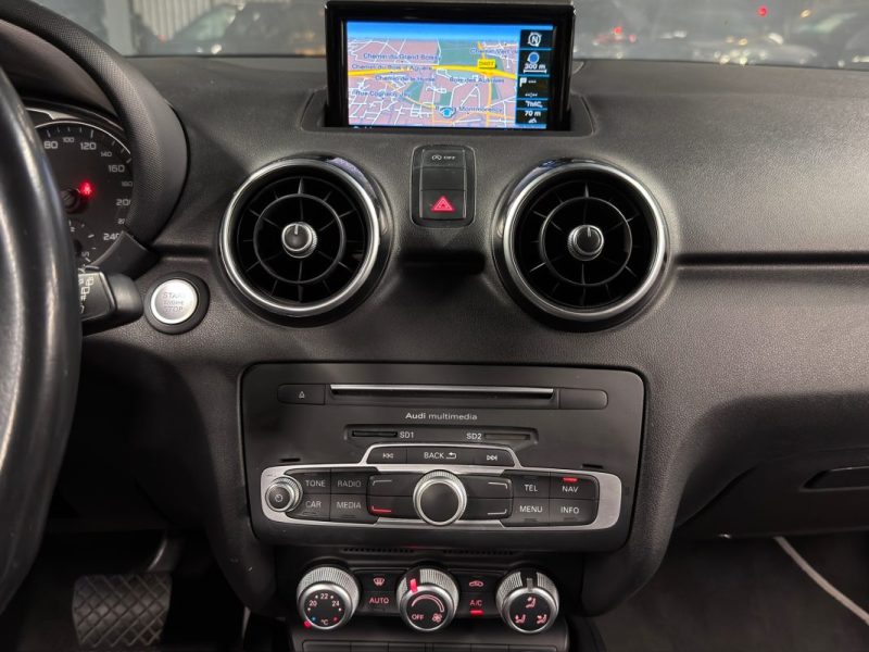 AUDI A1 PHASE 2 SPORTBACK S-LINE 1.6 TDI 116 Cv 5 PORTES / BOITE AUTO INTERIEUR CUIR - GARANTIE 1 AN