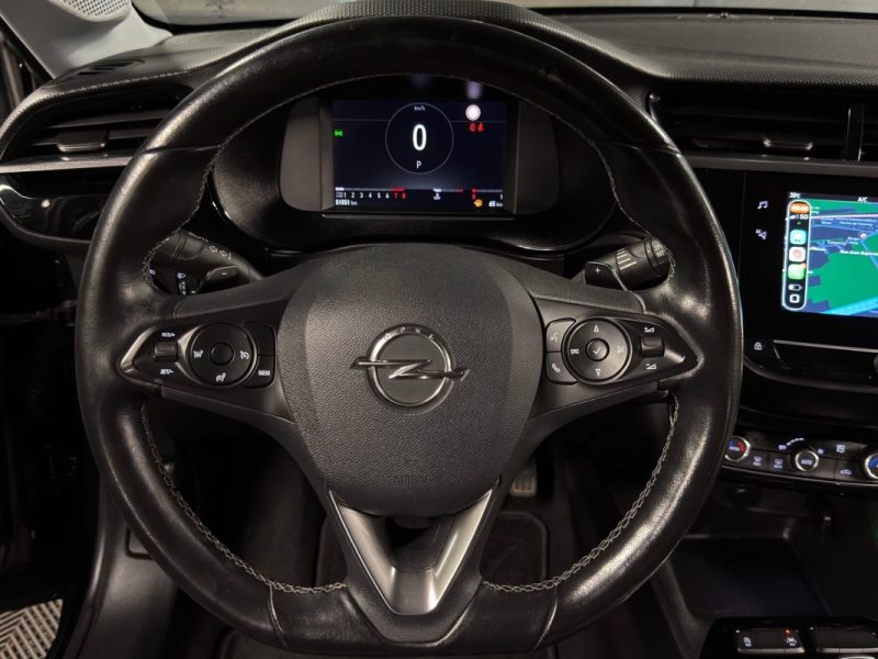 OPEL CORSA 6 VI ELEGANCE 1.2 TURBO 100 Cv BOITE AUTO EAT8 APPLE CARPLAY & ANDROID - GARANTIE 1 AN