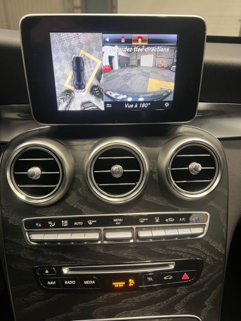 MAGNIFIQUE MERCEDES CLASSE C 350E PACK AMG 2.0 313CH (CAMÉRA 360°, TOIT OUVRANT, CARPLAY)