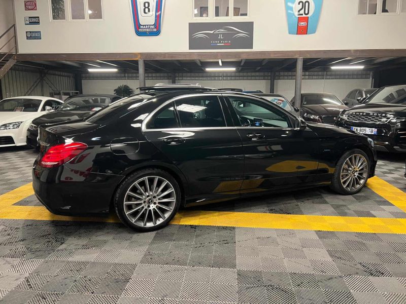 MAGNIFIQUE MERCEDES CLASSE C 350E PACK AMG 2.0 313CH (CAMÉRA 360°, TOIT OUVRANT, CARPLAY)