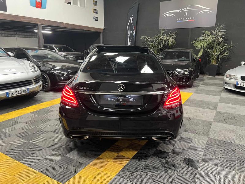 MAGNIFIQUE MERCEDES CLASSE C 350E PACK AMG 2.0 313CH (CAMÉRA 360°, TOIT OUVRANT, CARPLAY)