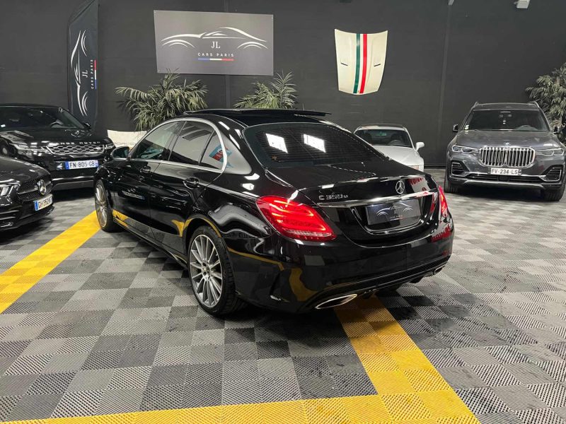 MAGNIFIQUE MERCEDES CLASSE C 350E PACK AMG 2.0 313CH (CAMÉRA 360°, TOIT OUVRANT, CARPLAY)