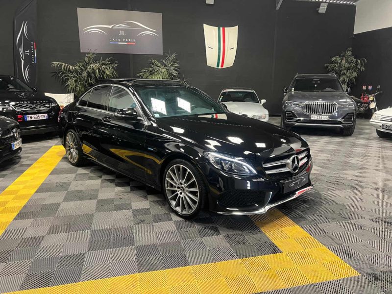 MAGNIFIQUE MERCEDES CLASSE C 350E PACK AMG 2.0 313CH (CAMÉRA 360°, TOIT OUVRANT, CARPLAY)