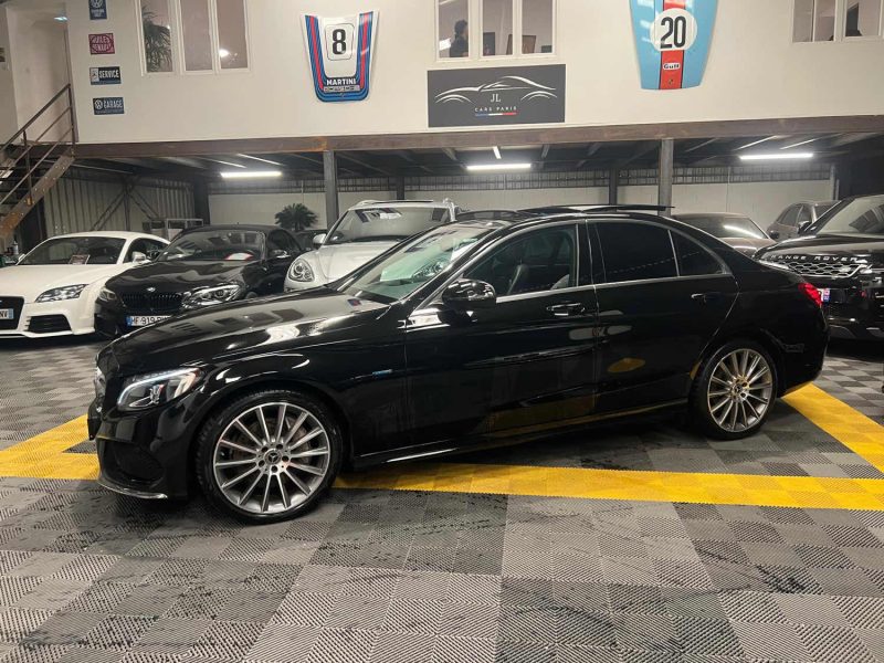 MAGNIFIQUE MERCEDES CLASSE C 350E PACK AMG 2.0 313CH (CAMÉRA 360°, TOIT OUVRANT, CARPLAY)