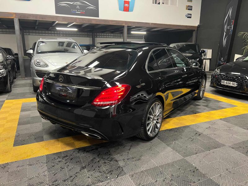 MAGNIFIQUE MERCEDES CLASSE C 350E PACK AMG 2.0 313CH (CAMÉRA 360°, TOIT OUVRANT, CARPLAY)