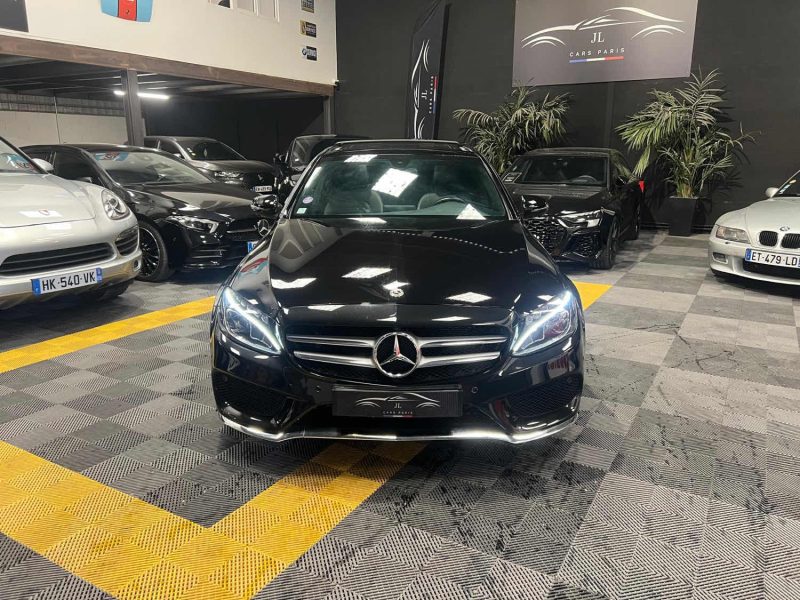 MAGNIFIQUE MERCEDES CLASSE C 350E PACK AMG 2.0 313CH (CAMÉRA 360°, TOIT OUVRANT, CARPLAY)