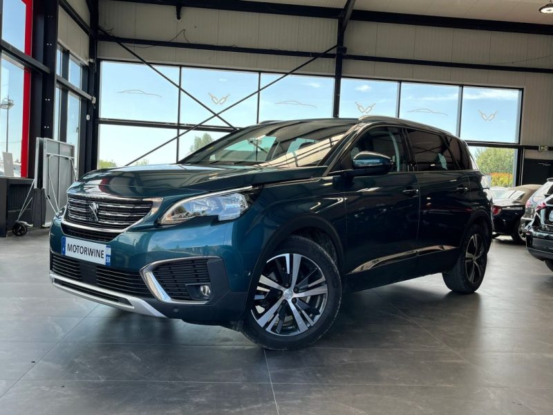 🚗 PEUGEOT 5008 II 1.6 BLUEHDI 120ch ⚙️ 📷 Caméra de recul 📱 Bluetooth 🪑 7 places