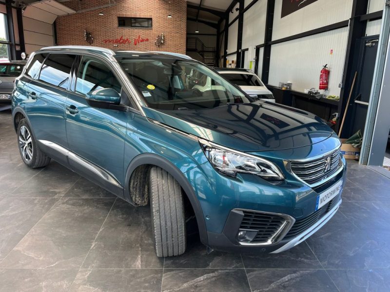 🚗 PEUGEOT 5008 II 1.6 BLUEHDI 120ch ⚙️ 📷 Caméra de recul 📱 Bluetooth 🪑 7 places