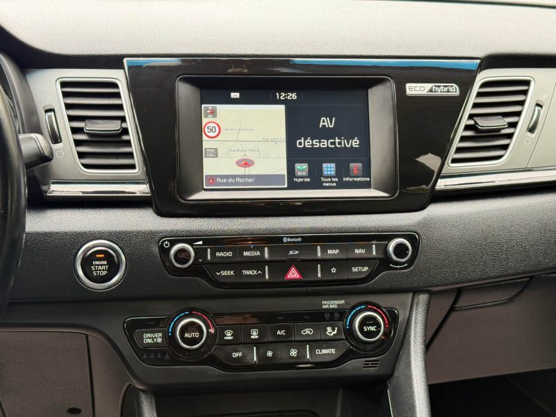 KIA NIRO 1.6 GDI HYBRIDE 141 CH DCT6 - Boite Auto - Bluetooth - Révisée & Garantie 6 Mois