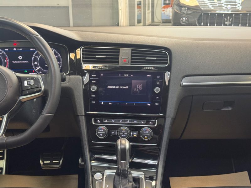 VOLKSWAGEN GOLF VII GARANTIE 12M 2.0 TDI 184ch GTD DSG7 FULL ACC VIRTUAL COCKPIT TOIT OUVRANT CUIR 