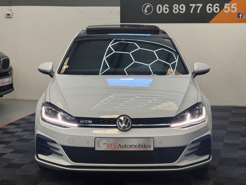 VOLKSWAGEN GOLF VII GARANTIE 12M 2.0 TDI 184ch GTD DSG7 FULL ACC VIRTUAL COCKPIT TOIT OUVRANT CUIR 