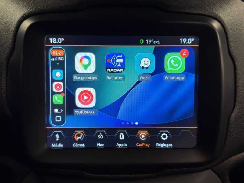JEEP RENEGADE 2.0 140 Cv LIMITED 4X4 - CUIR / TOIT PANORAMIQUE / CAMERA - GARANTIE 1 AN