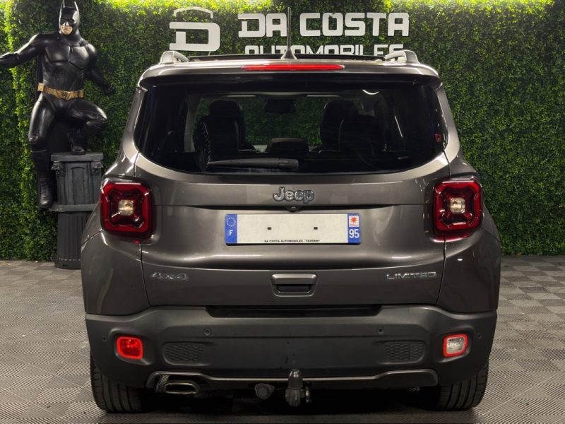 JEEP RENEGADE 2.0 140 Cv LIMITED 4X4 - CUIR / TOIT PANORAMIQUE / CAMERA - GARANTIE 1 AN