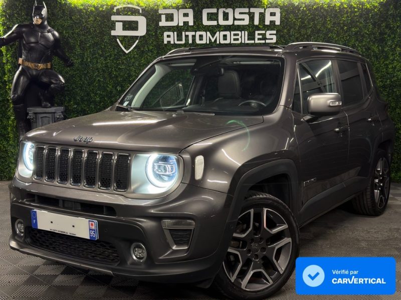 JEEP RENEGADE 2.0 140 Cv LIMITED 4X4 - CUIR / TOIT PANORAMIQUE / CAMERA - GARANTIE 1 AN