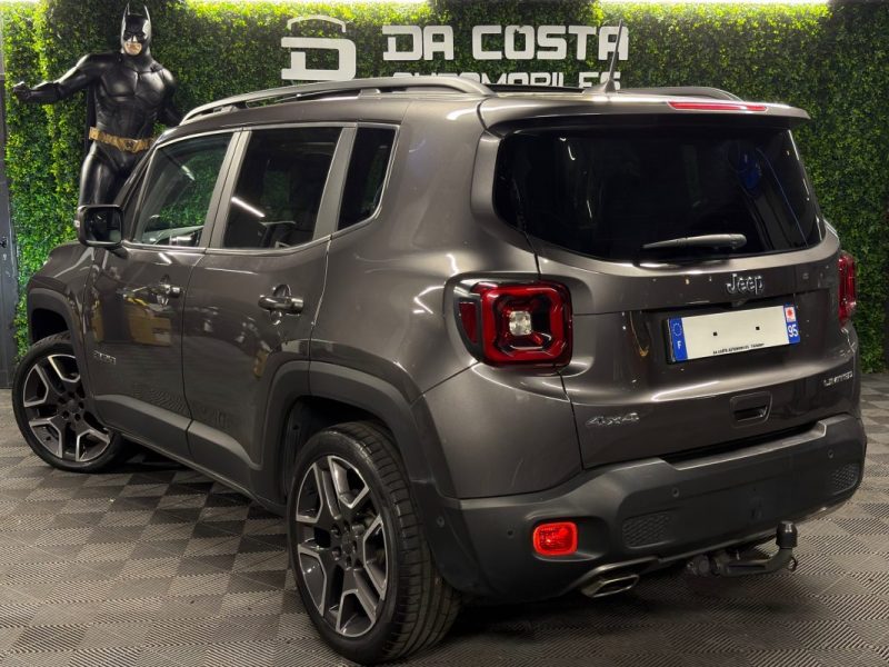 JEEP RENEGADE 2.0 140 Cv LIMITED 4X4 - CUIR / TOIT PANORAMIQUE / CAMERA - GARANTIE 1 AN