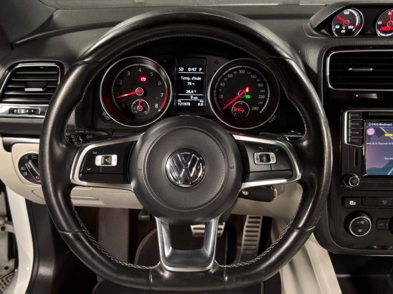 VOLKSWAGEN SCIROCCO II PHASE 2 BLACK SESSION 2.0 TFSI 180 Cv 1ERE MAIN / DSG6 - GARANTIE 1 AN