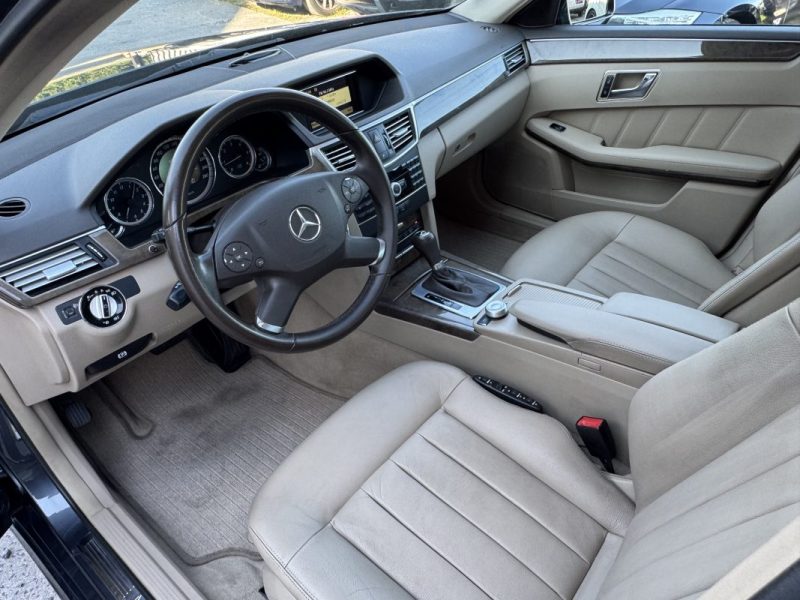 MERCEDES BENZ E220 CDI 163Ch PACK ELEGANCE FULL OPTIONS GPS/CLIM/CUIR/REGULATEUR DE VITESSE