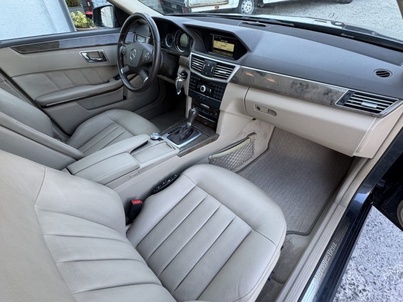 MERCEDES BENZ E220 CDI 163Ch PACK ELEGANCE FULL OPTIONS GPS/CLIM/CUIR/REGULATEUR DE VITESSE