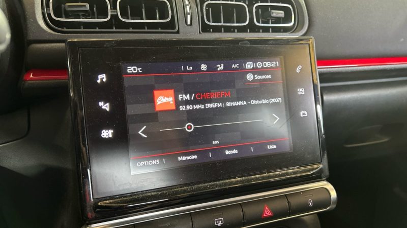 CITROËN C3 SHINE 1.2 110 S&S – 110 CH – MODÈLE 2018 – ÉTAT IRRÉPROCHABLE 